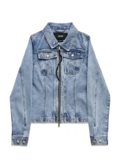 ALIS JENN SHORT FITTED DENIM JACKET