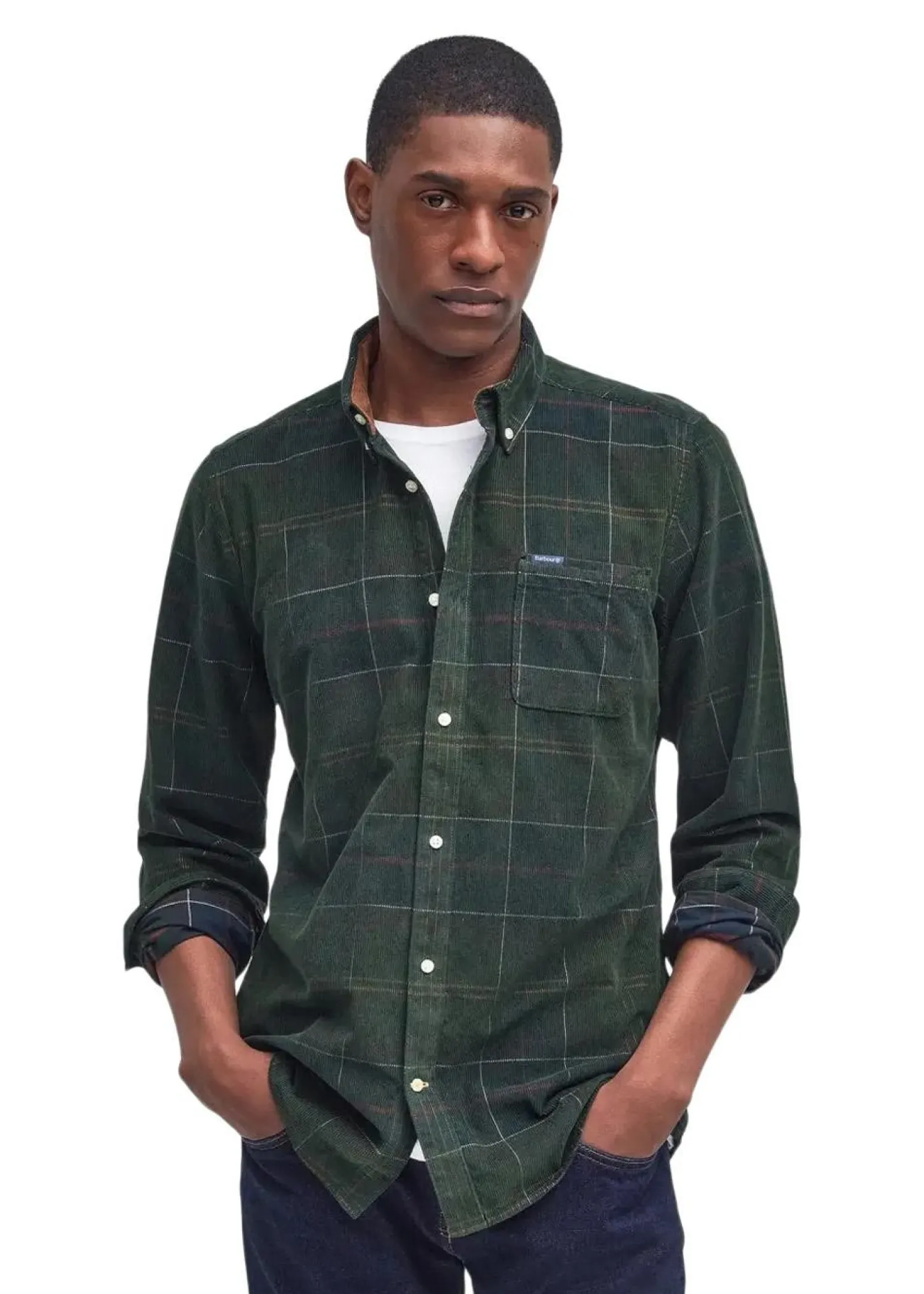 Barbour Blair Tailored Tartan Corduroy