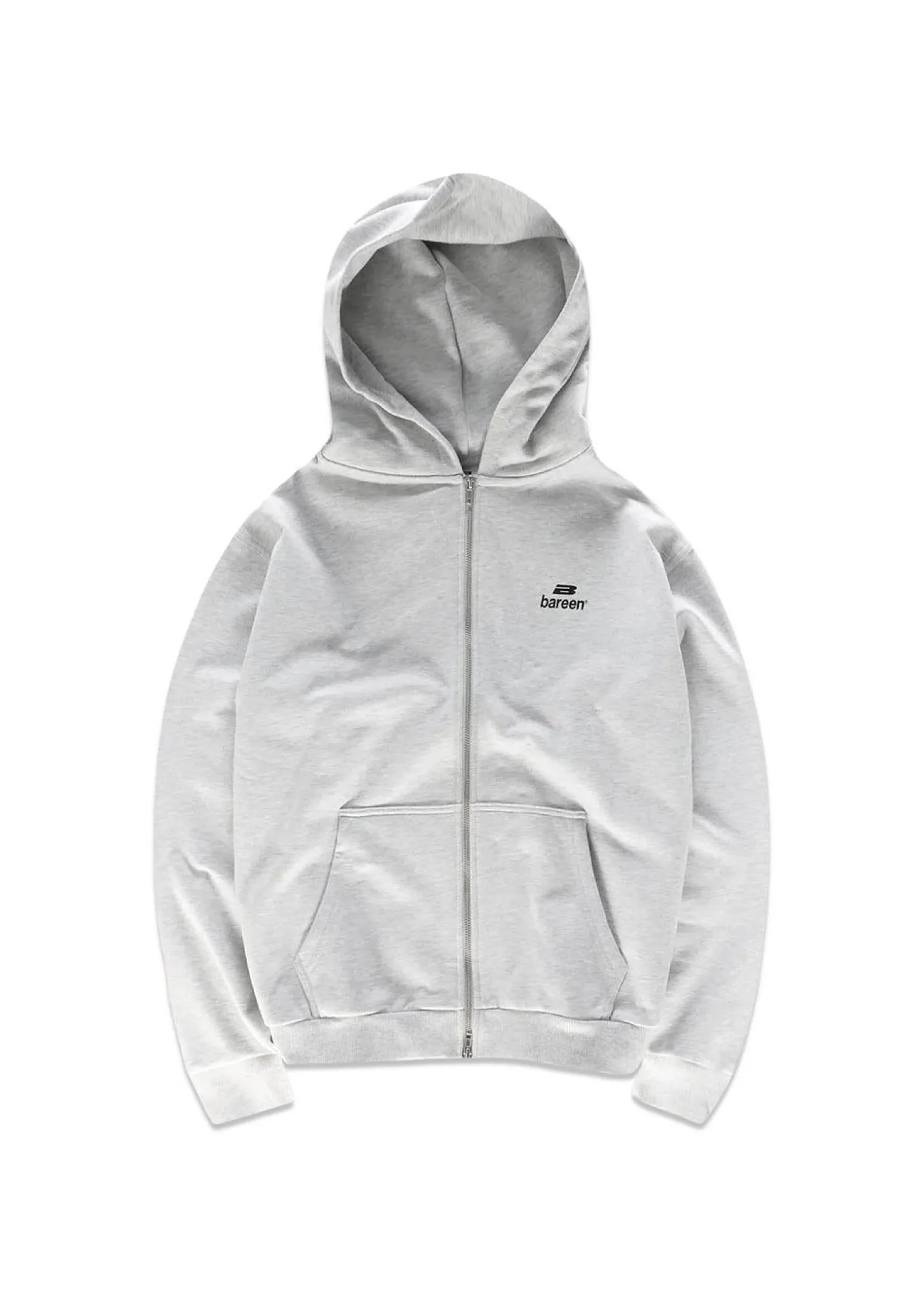 Bareen Oversized Zip Hoodie Logo