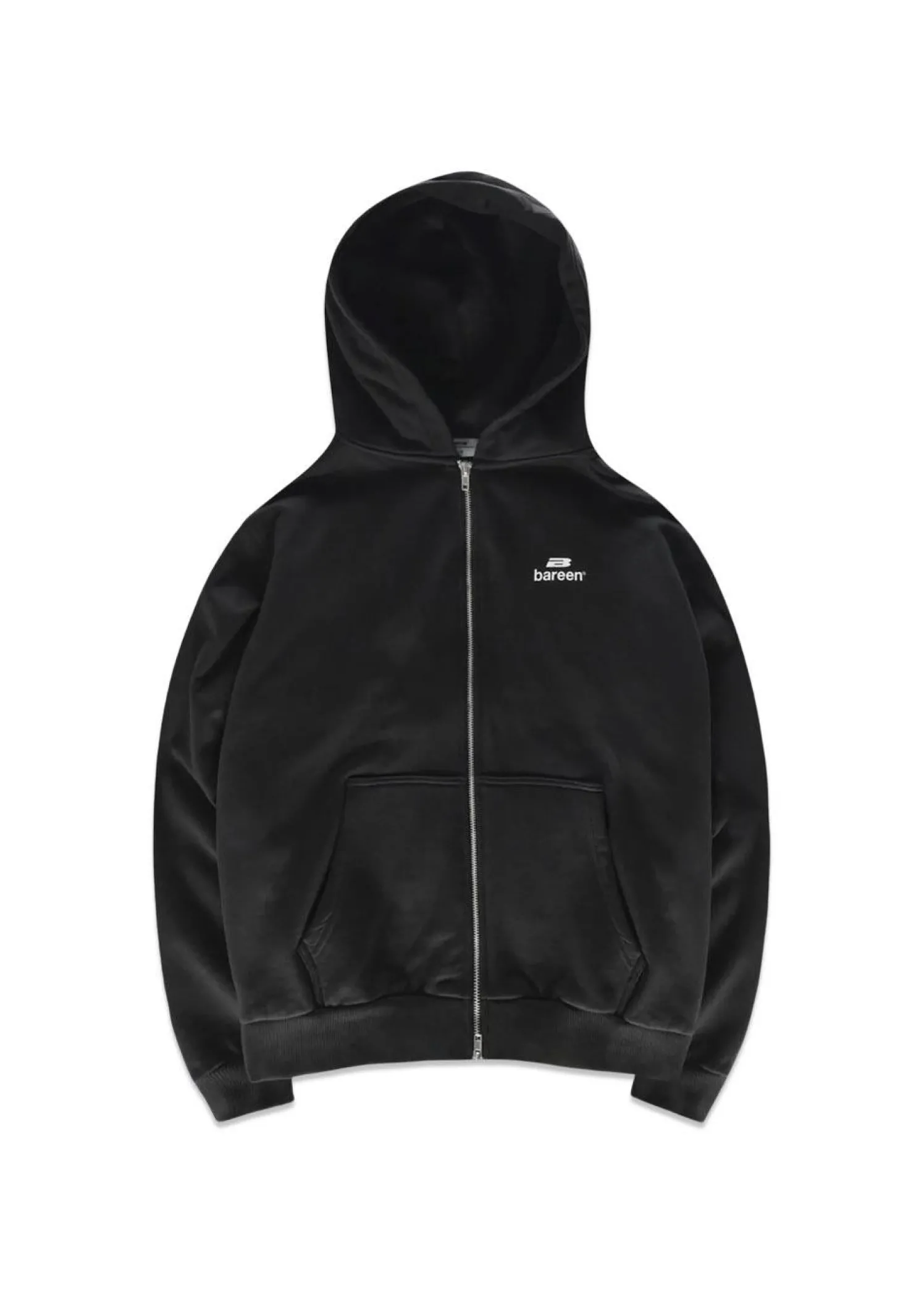 Bareen Oversized Zip Hoodie Logo