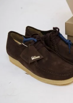 Clarks Originals Wallabee Dark Brown Suede