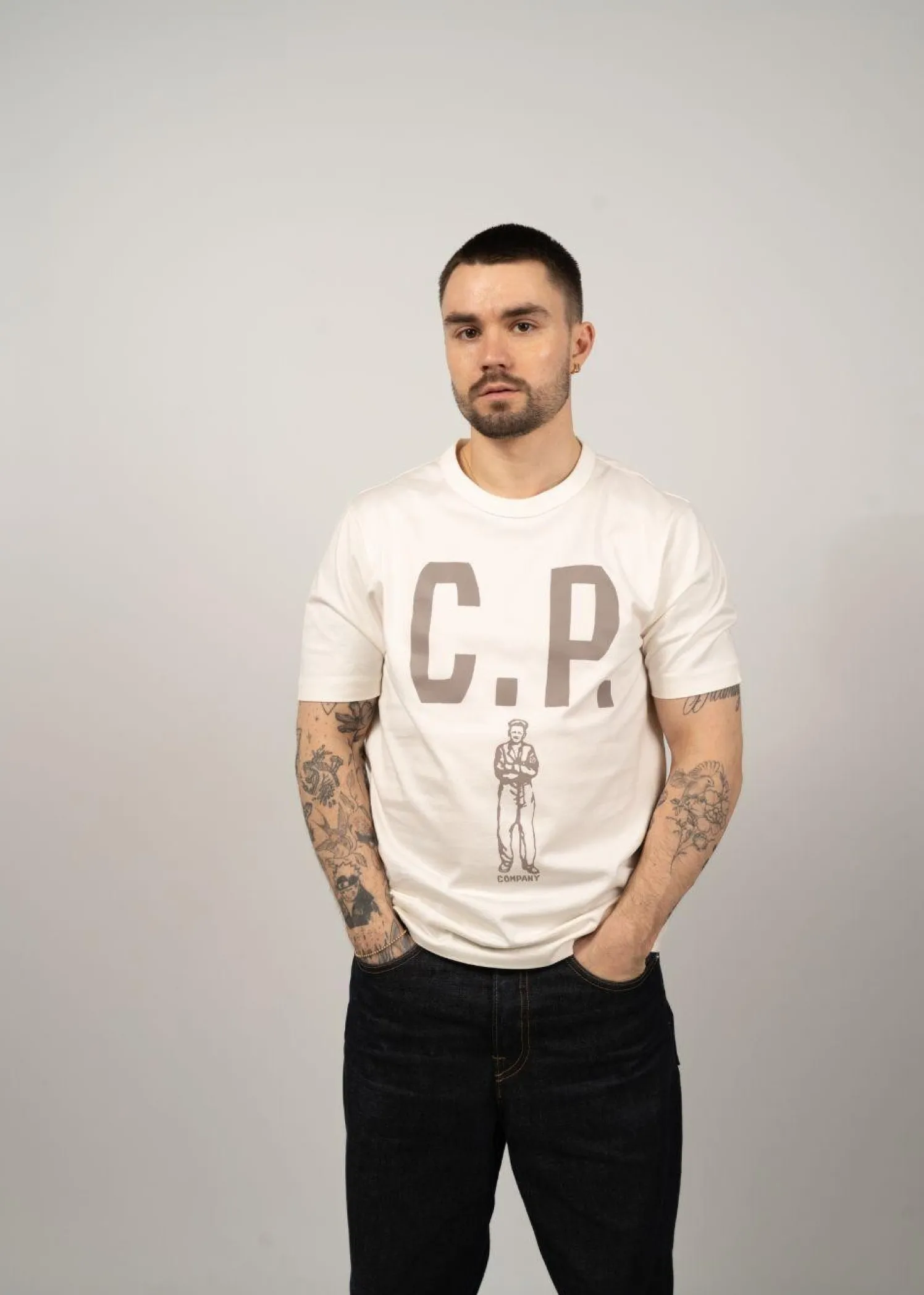 C.P. Company Big front logo tee