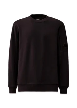 C.P. Company Diagonal Raised Fleece Crewneck Lens