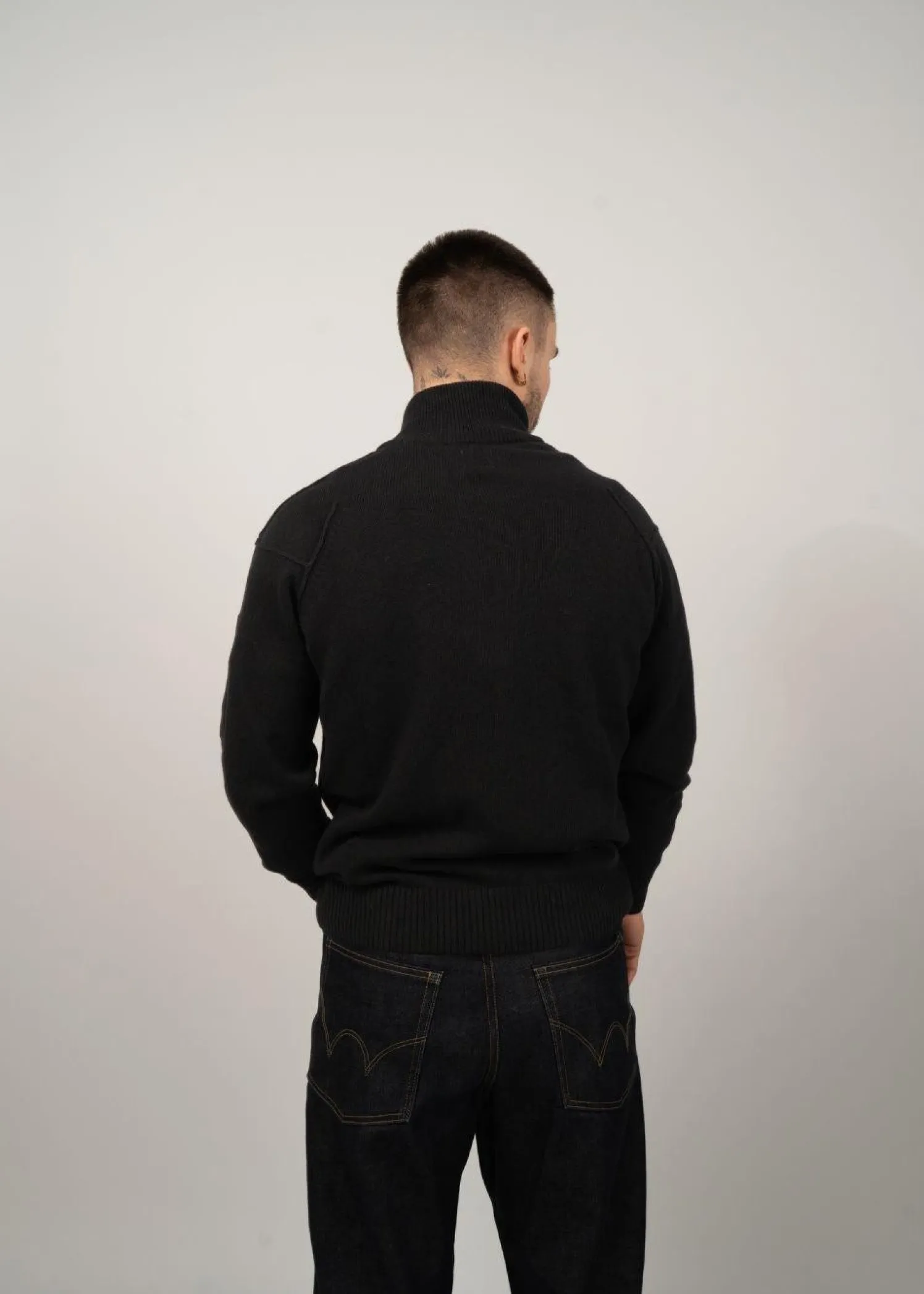C.P. Company Half Zip Lambswool GRS