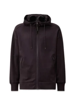 C.P. Company HOODED OPEN DIAGONAL RAISED FLEECE