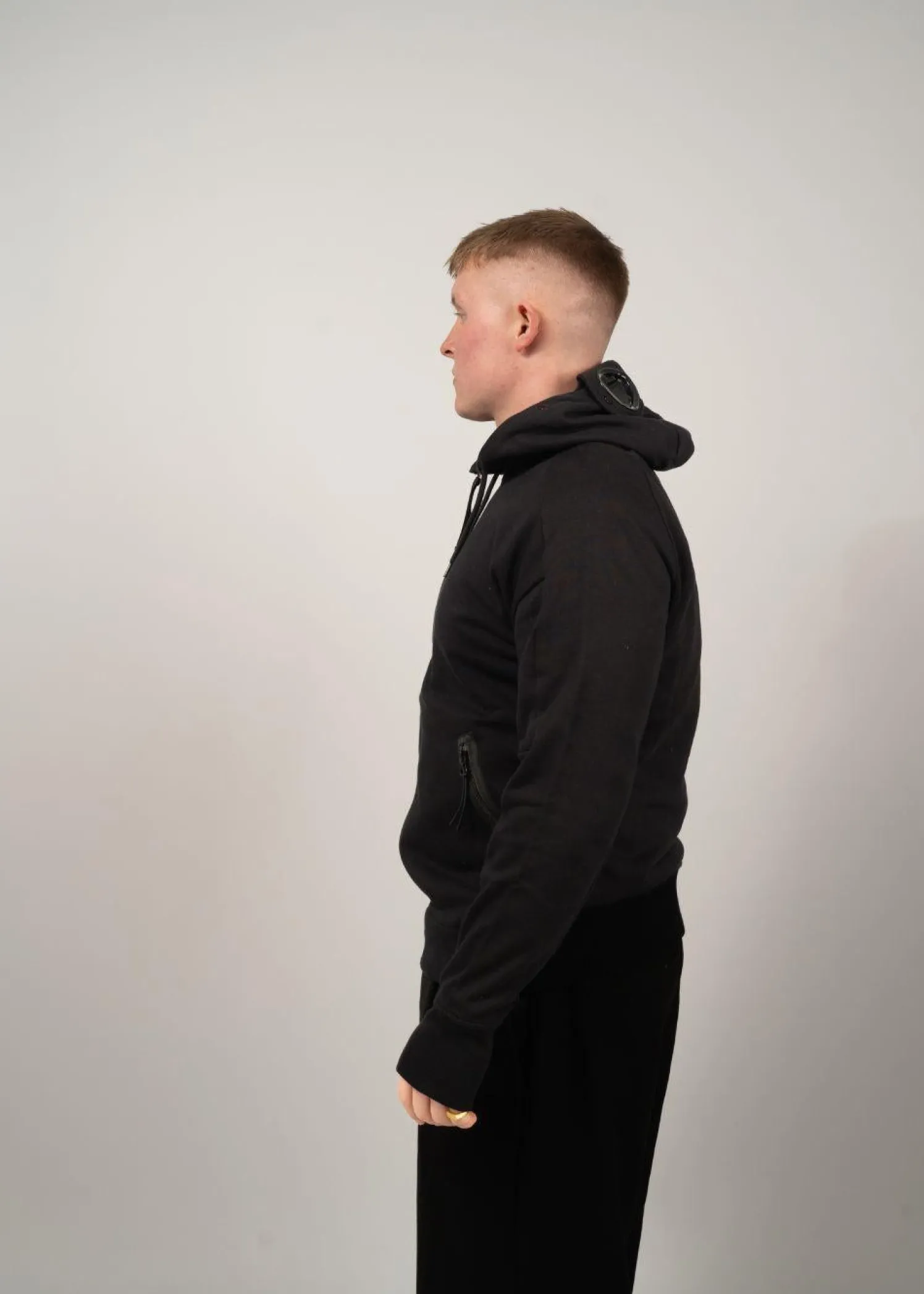 C.P. Company SWEATSHIRTS HOODED OPEN DIAGONAL