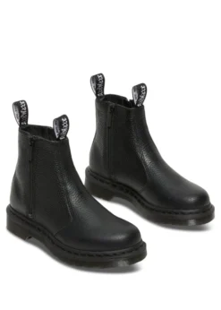 Dr. Martens 2976 W/Zips Black Milled Nappa