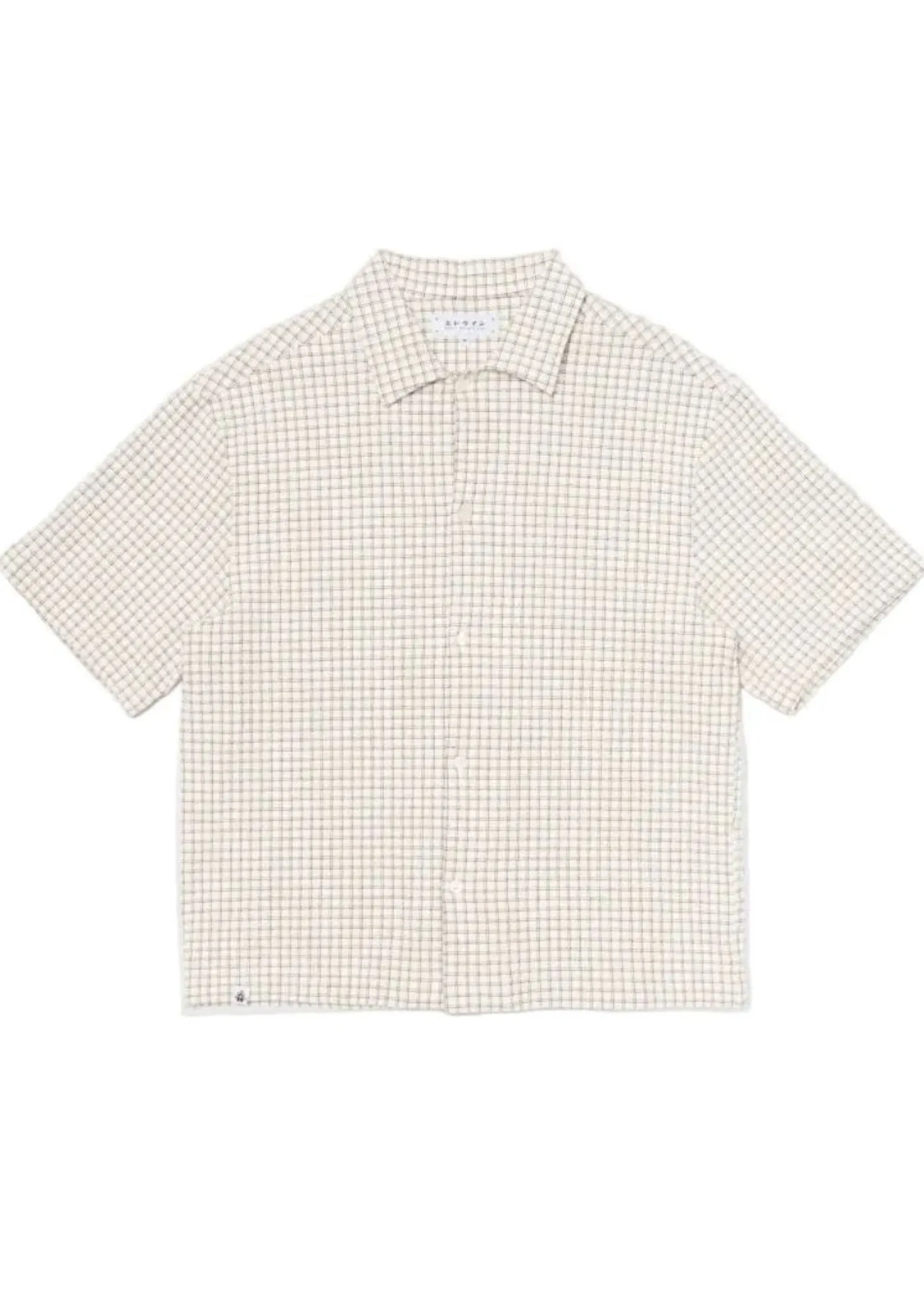Edwin Zed Shirt Ss-White/Brown