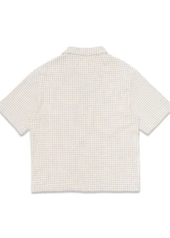 Edwin Zed Shirt Ss-White/Brown