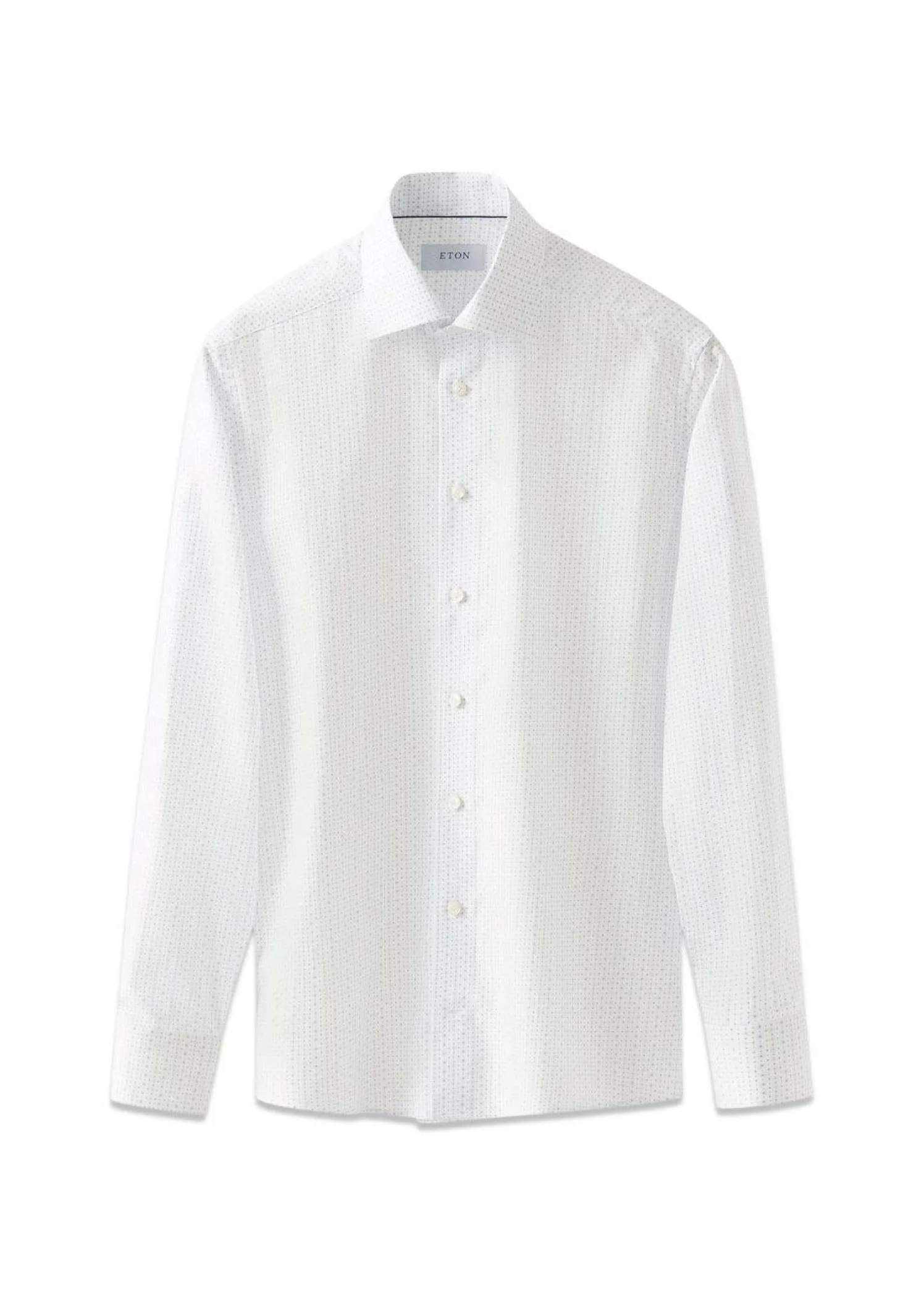 Eton Slim Geometric Signature Twill