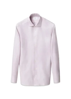 Eton Slim Semi Solid Signatrue Twill Shirt