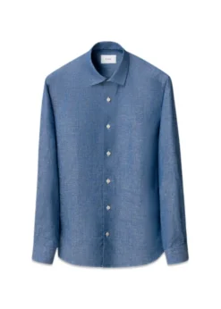 Eton Solid Linen Shirt