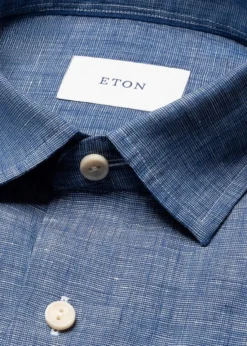 Eton Solid Linen Shirt