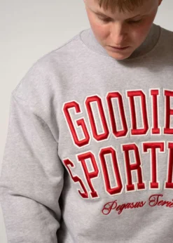 Goodies Sportive Baseball Grey Crewneck