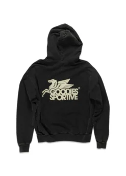 Goodies Sportive VINTAGE BLACK PEGASUS HOODIE