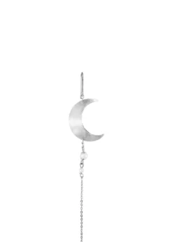 Jane Kønig Half Moon Earring with pearl chain
