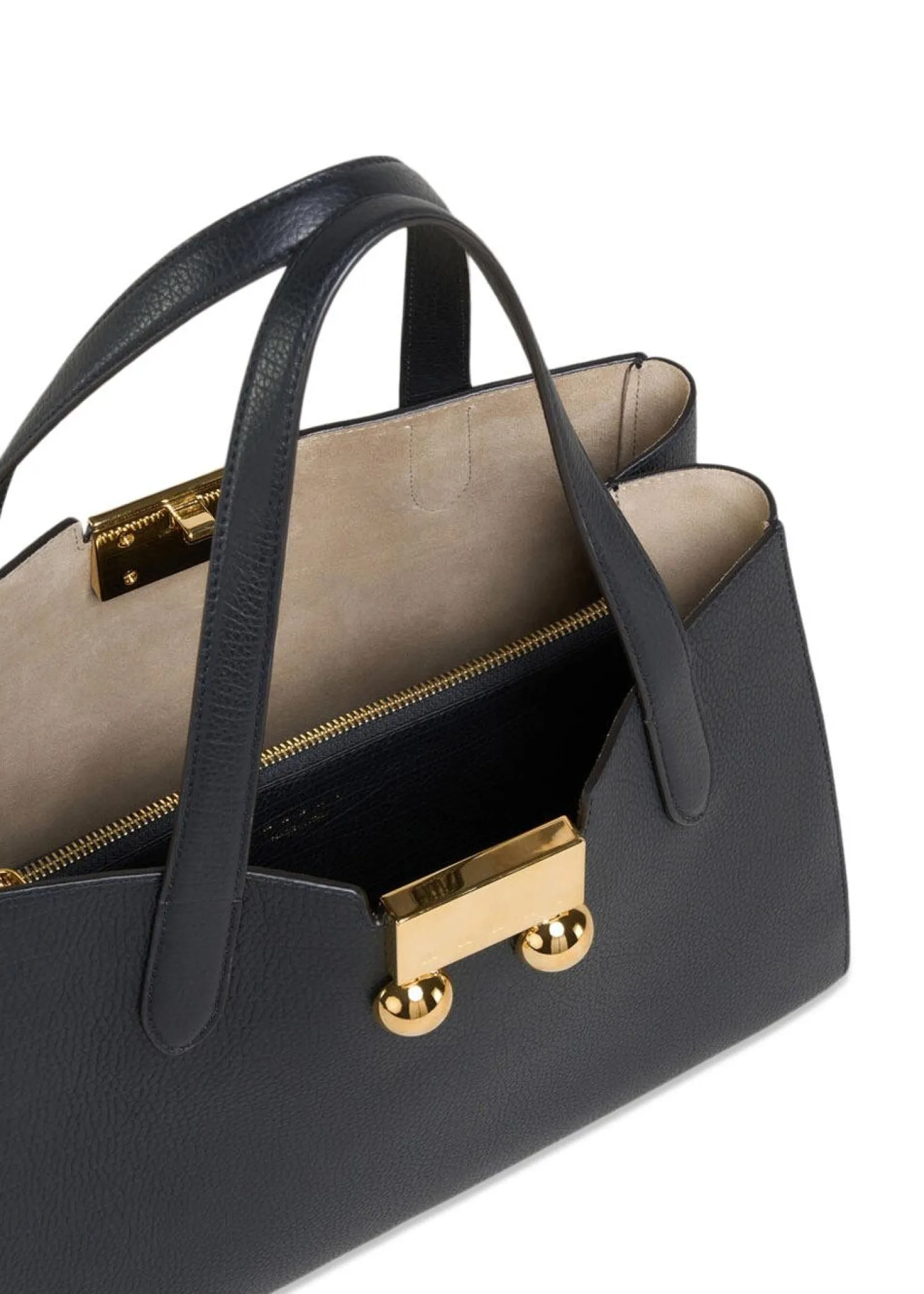 Marni Leather Trunkaroo Tote Handbag