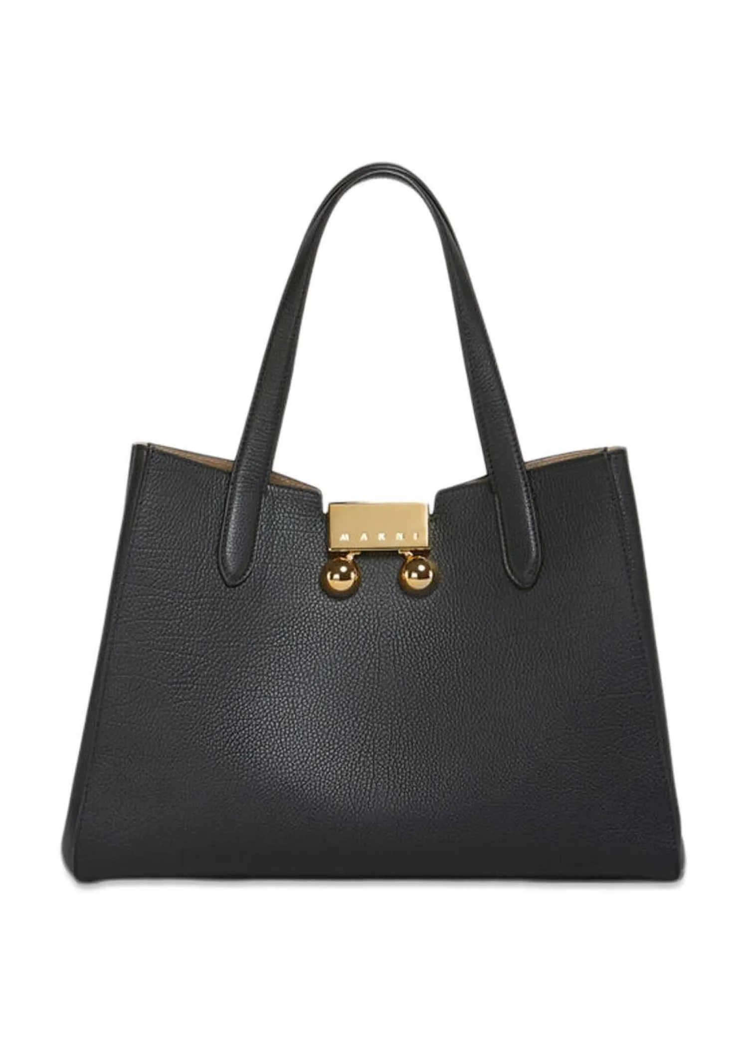 Marni Leather Trunkaroo Tote Handbag