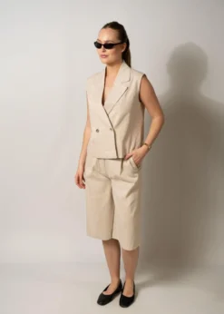 Modström Galemd linen long shorts