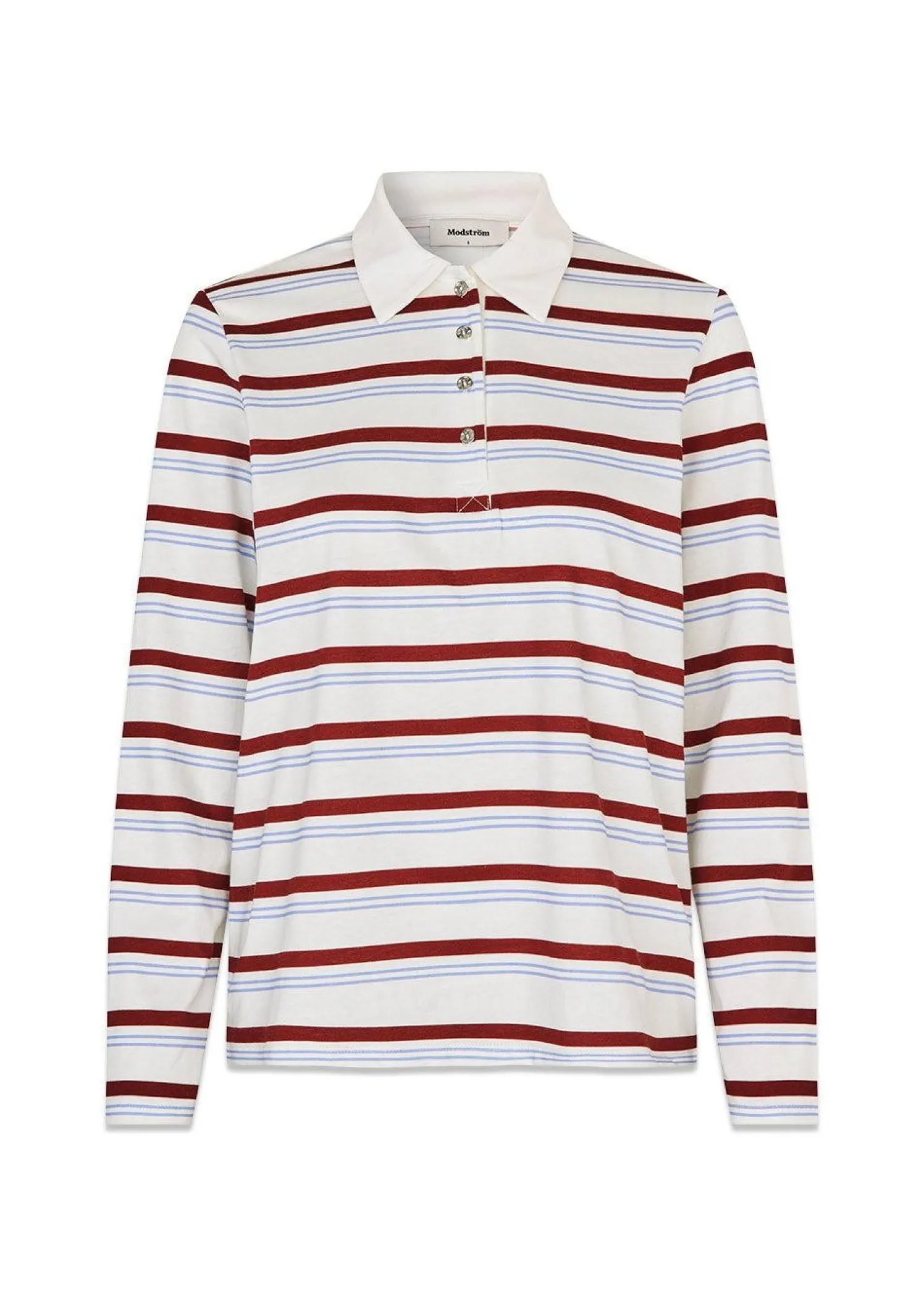 Modström Hellenmd LS stripe polo