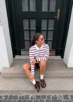 Modström Hellenmd LS stripe polo
