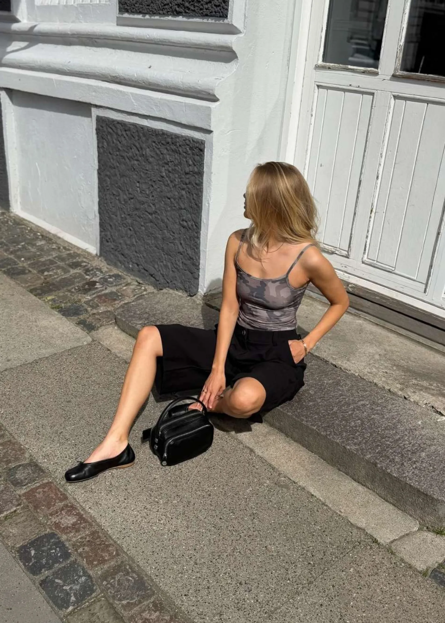 Modström Himamd print strap top