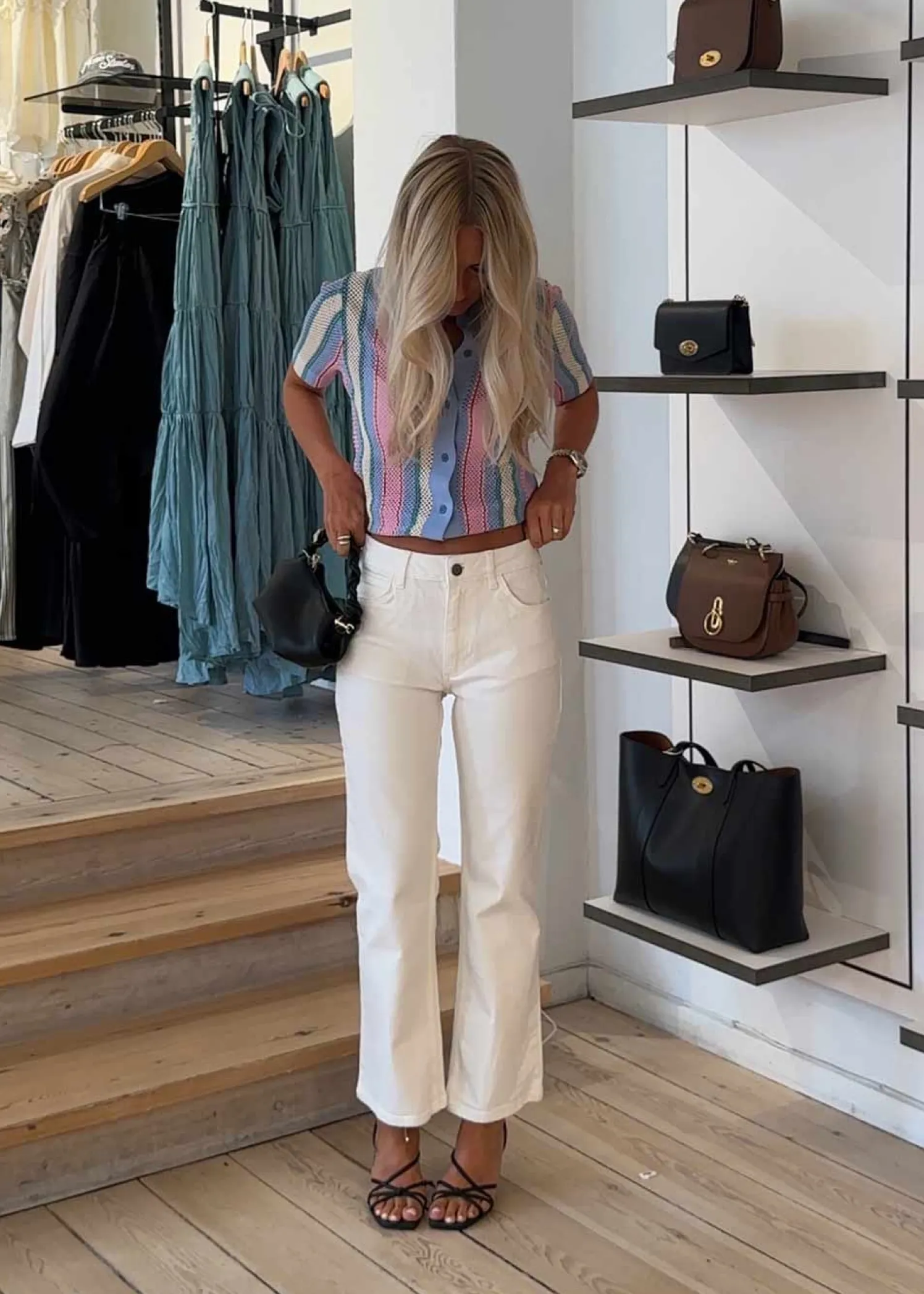 Modström Isoldemd solid cropped jeans