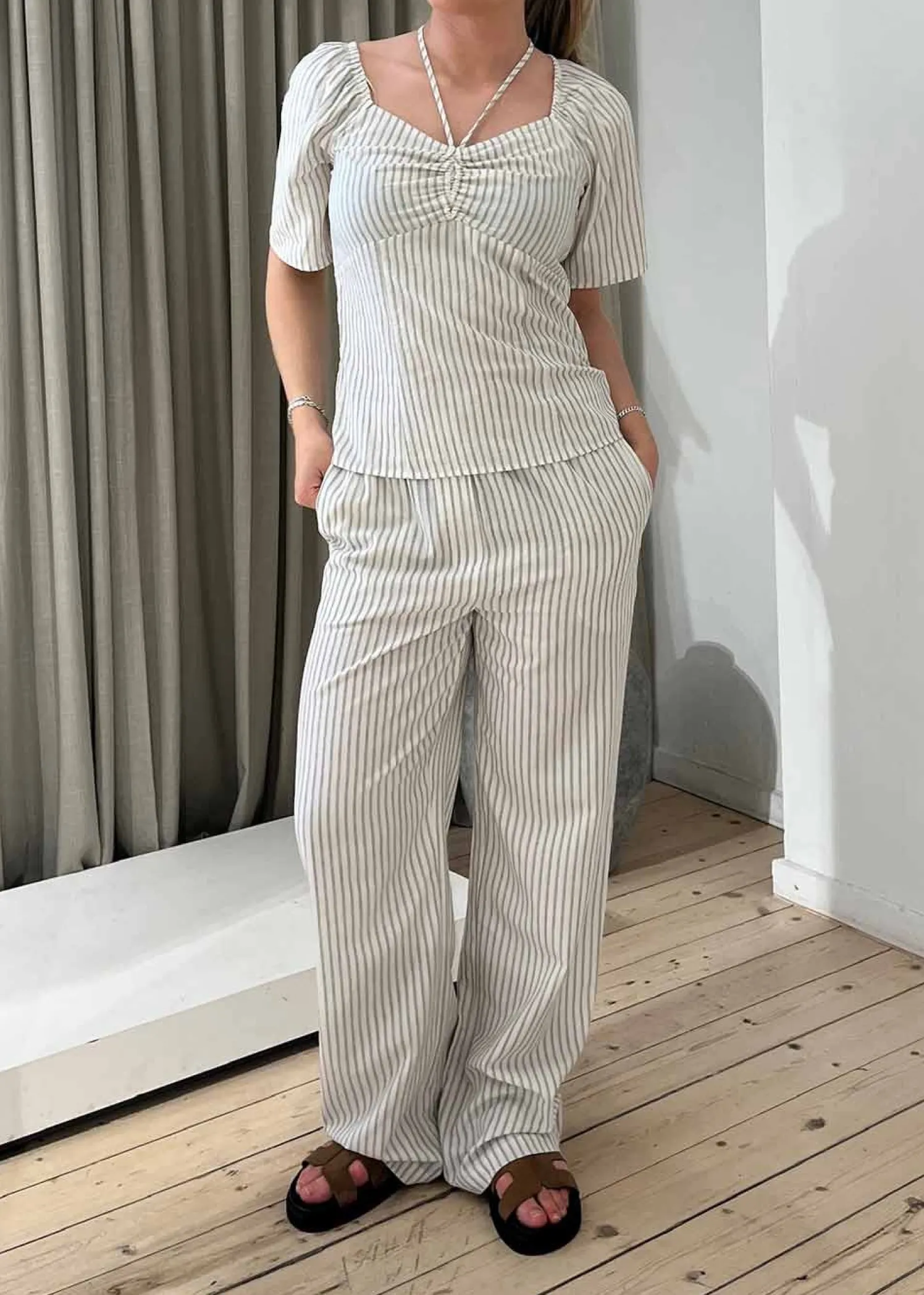 Modström Nanikamd stripe pants