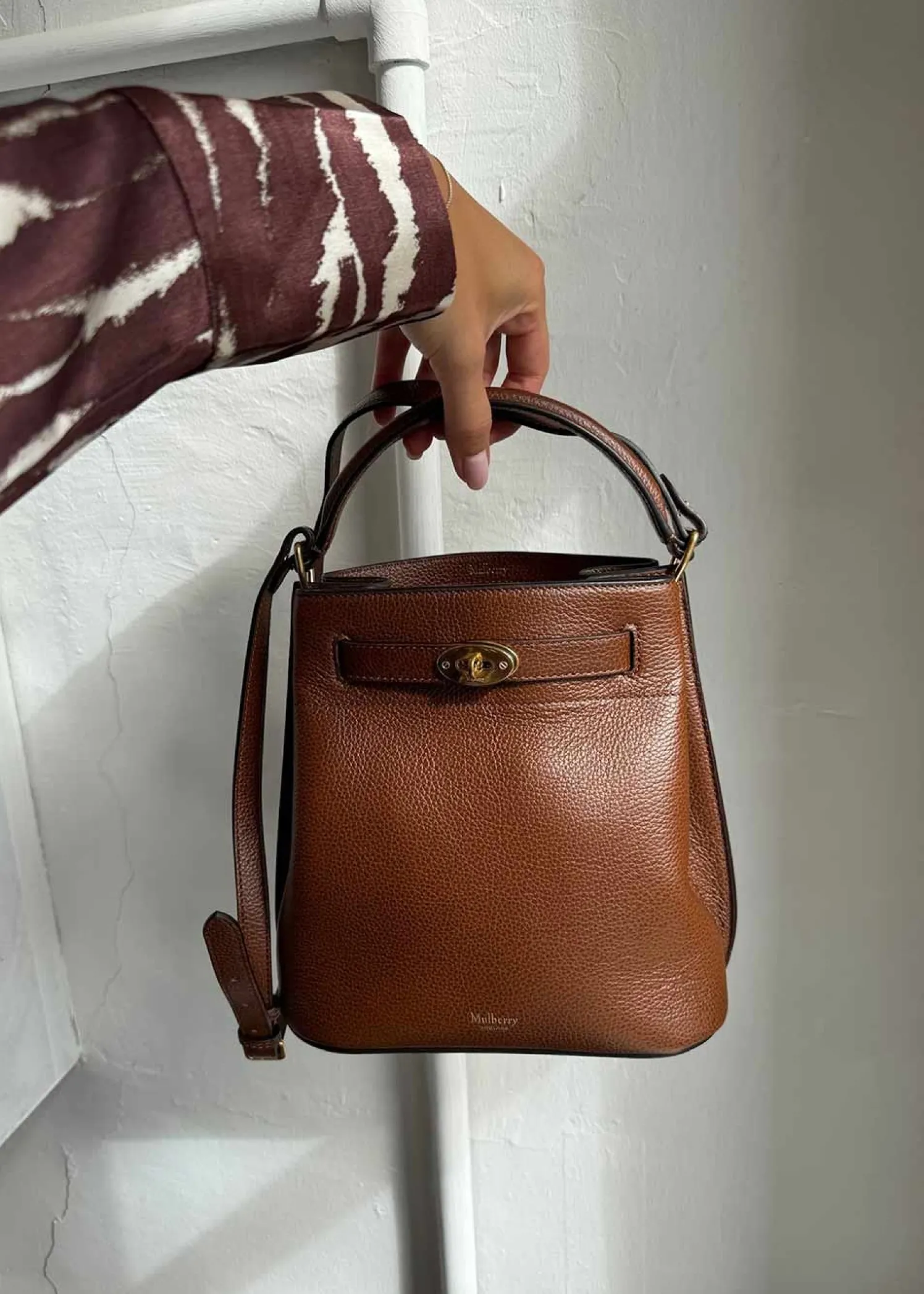 Mulberry ISLINGTON BUCKET TWO TONE SCG