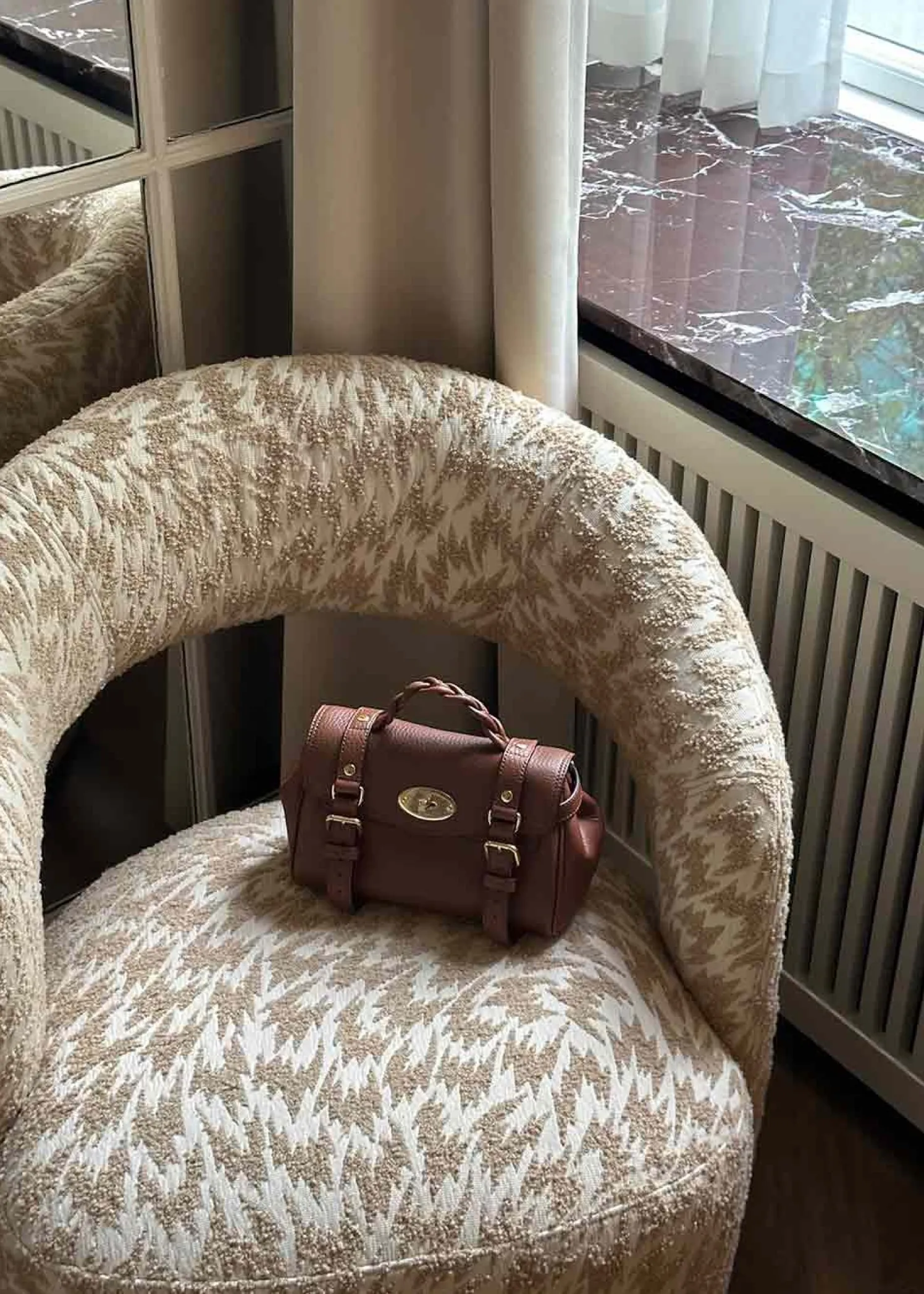 Mulberry Mini Alexa Heavy Grain