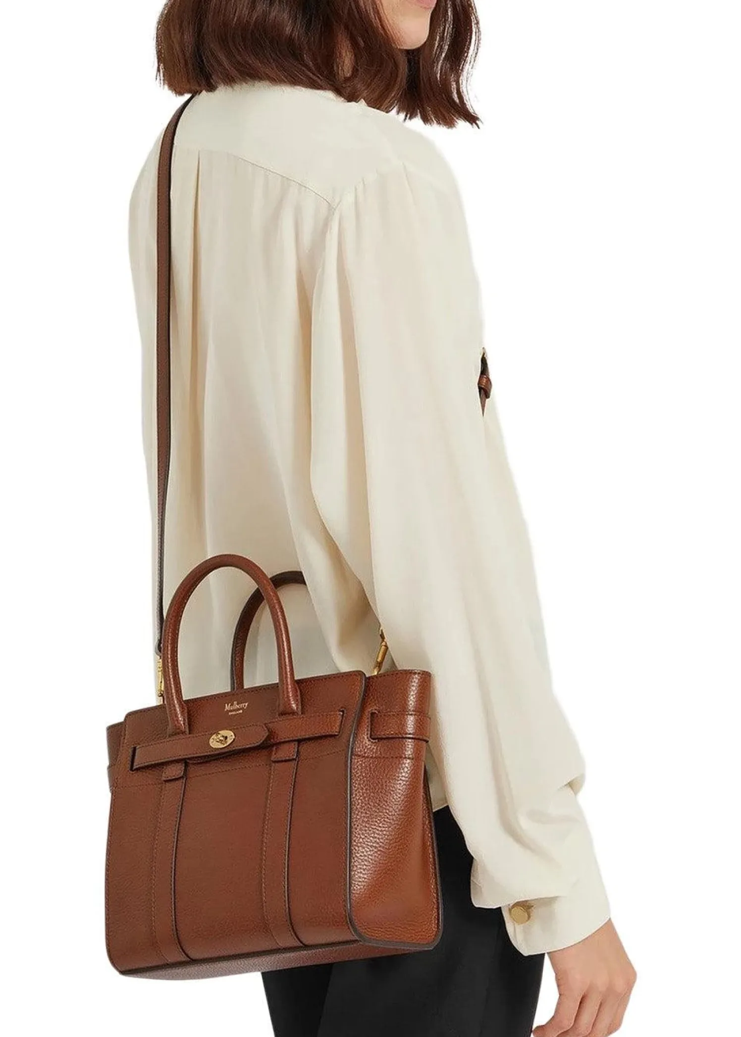 Mulberry MINI ZIPPED BAYSWATER TWO TONE SCG