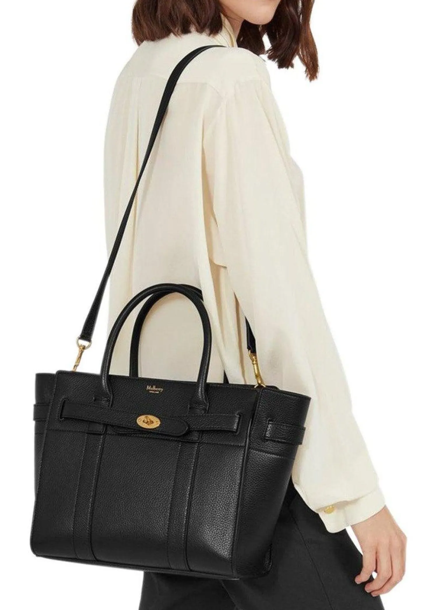 Mulberry Small Zipped Bayswater Classic