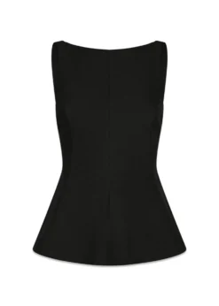 Neo Noir Agape Structure Tie Top