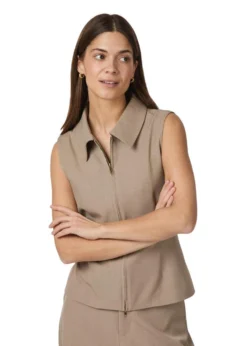 Neo Noir Annabella Structure Waistcoat