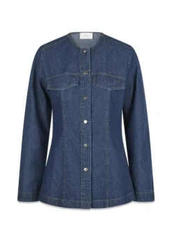 Neo Noir Annie Denim Blouse