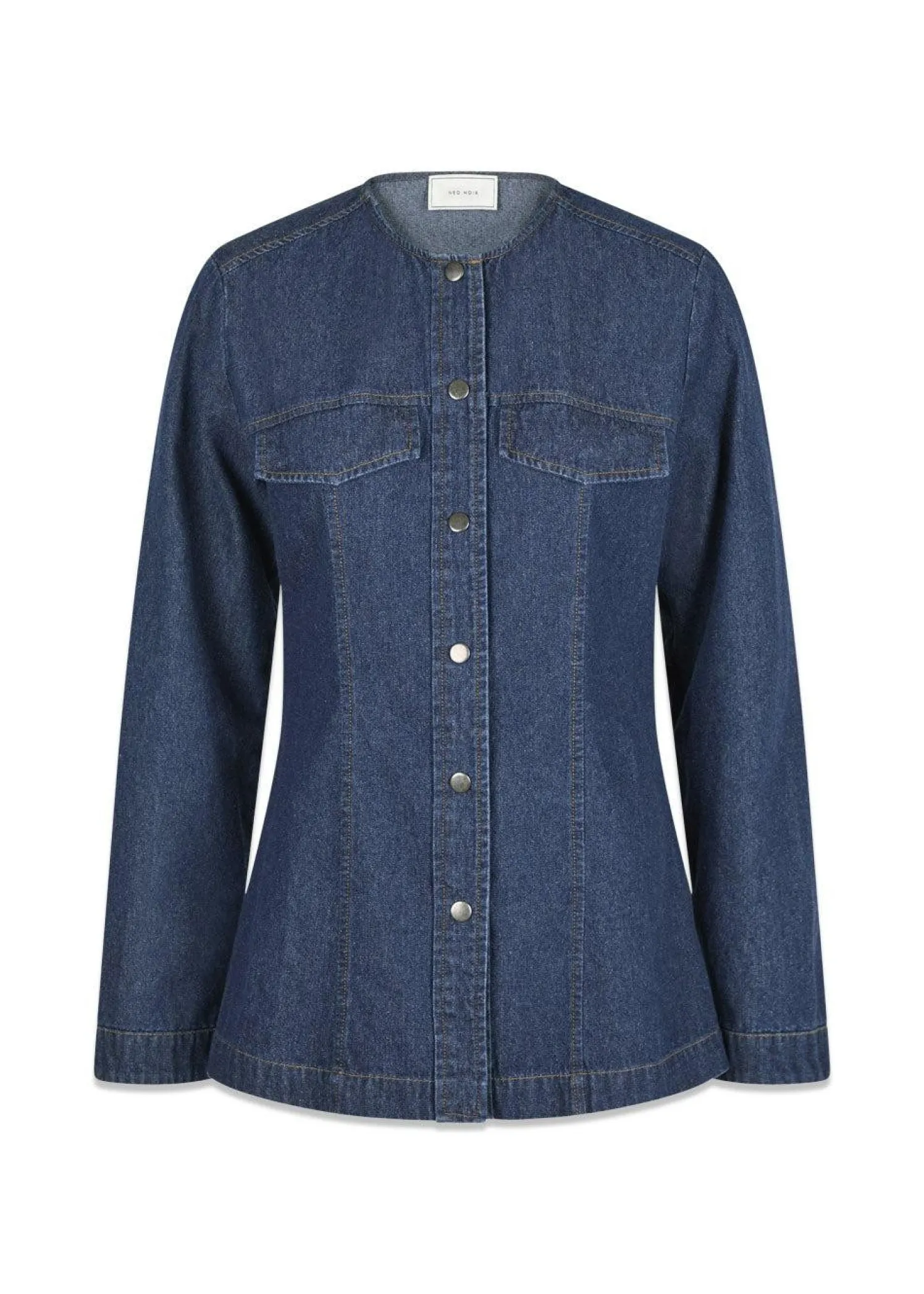 Neo Noir Annie Denim Blouse