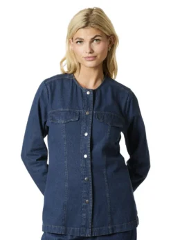 Neo Noir Annie Denim Blouse