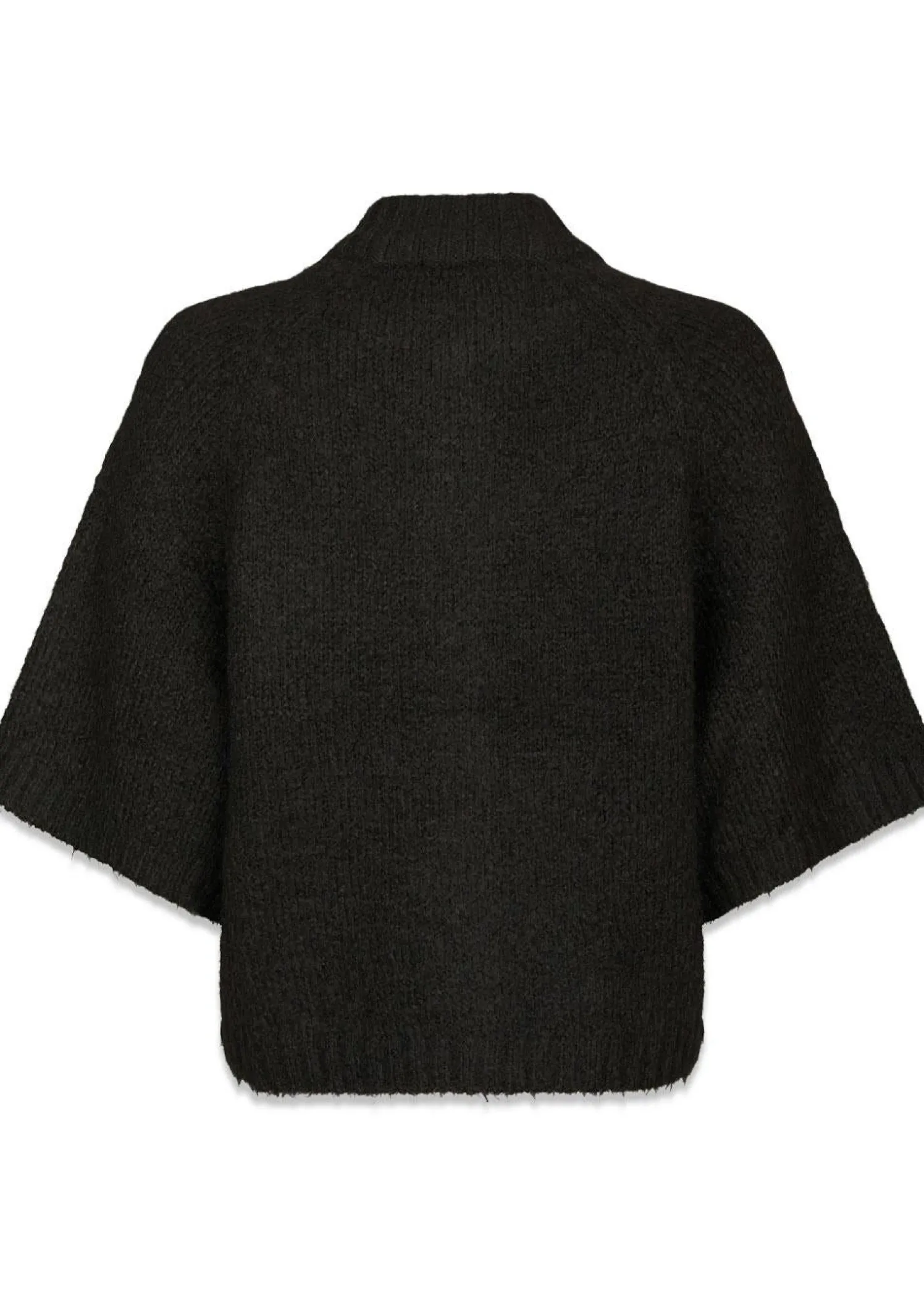 Neo Noir Benuta Fluffy Knit Cardigan