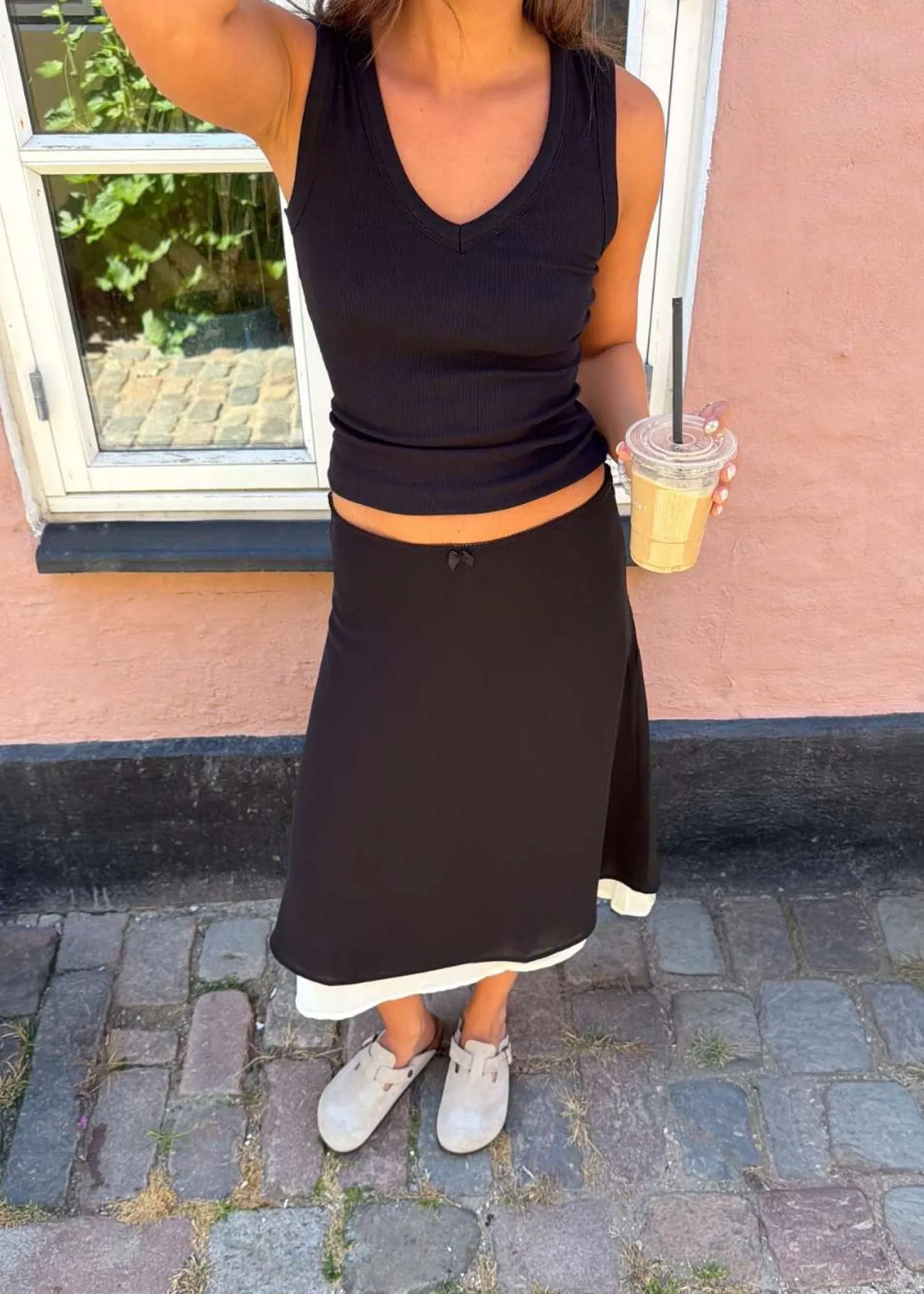 Neo Noir Elinor Chiffon Skirt