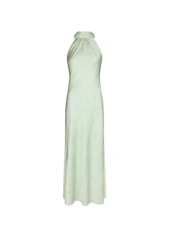 Neo Noir Fiona Pattern Satin Dress