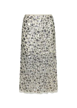 Neo Noir Gilla Flower Sequins Skirt