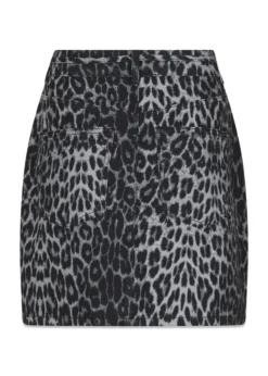 Neo Noir Henrietta Leopard Skirt