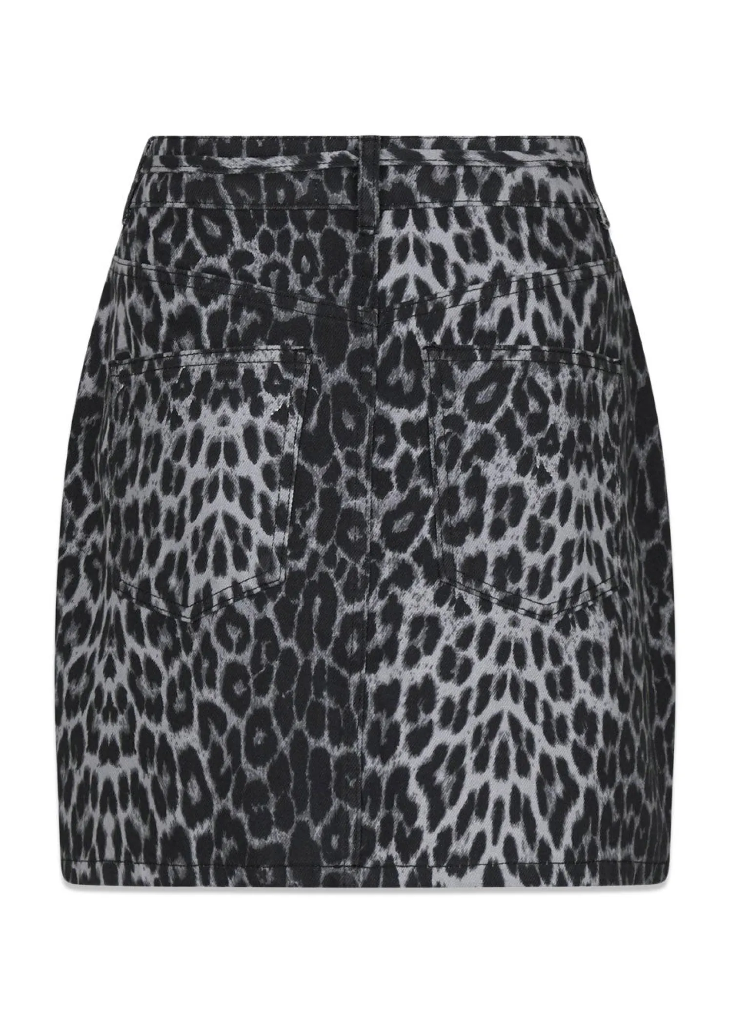 Neo Noir Henrietta Leopard Skirt