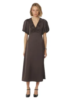 Neo Noir Illana Heavy Sateen Dress