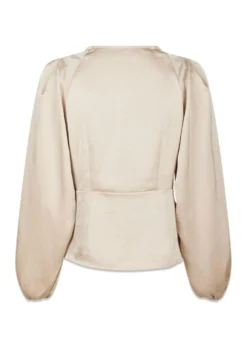 Neo Noir Istana Heavy Sateen Blouse