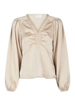 Neo Noir Istana Heavy Sateen Blouse