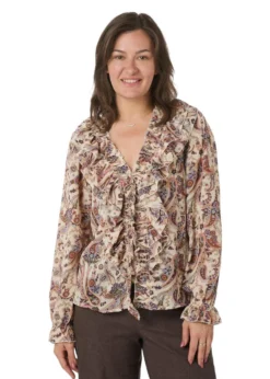 Neo Noir Ivey Art Paisely Blouse