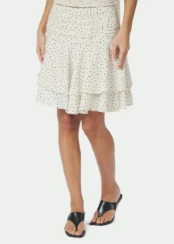 Neo Noir Janie Mini Dot Skirt