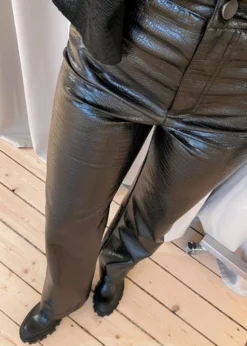 Neo Noir Jennifer Croc Pants