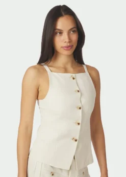 Neo Noir Kylie Structure waistcoat